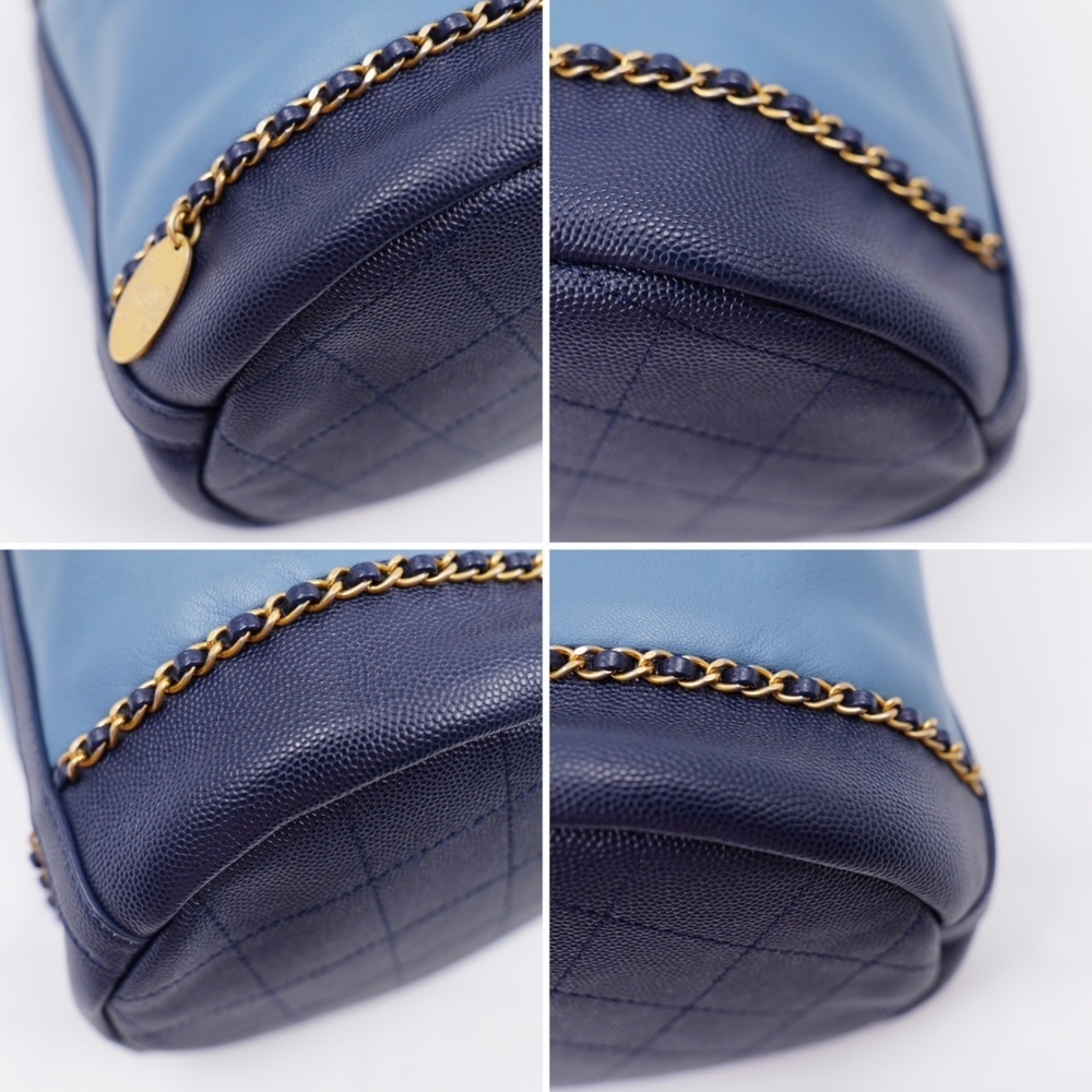 ❌️❌️SOLD ❌️❌️AT38❤️Chanel CC Lovely Chain Bucket Bag - Picture 9 of 16